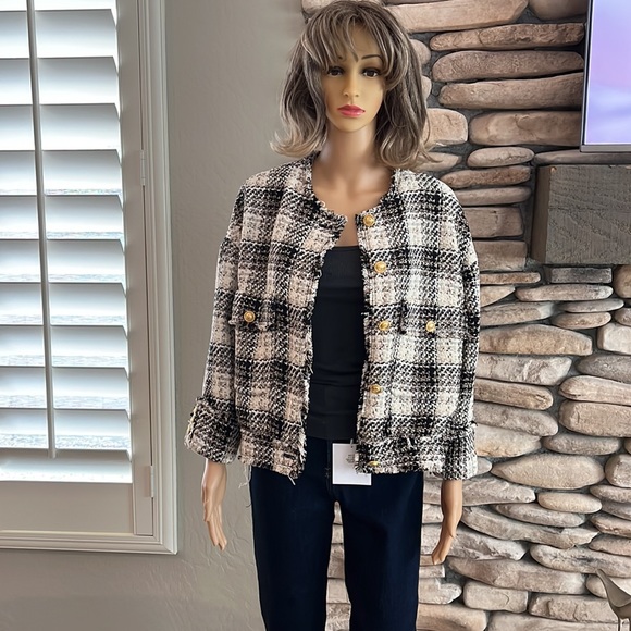 Zara tweed jacket S - Picture 7 of 12